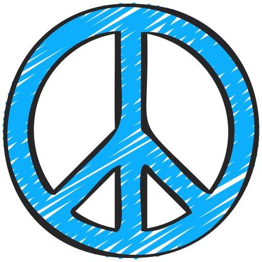 Peace symbol Juicy Fish Sketchy icon