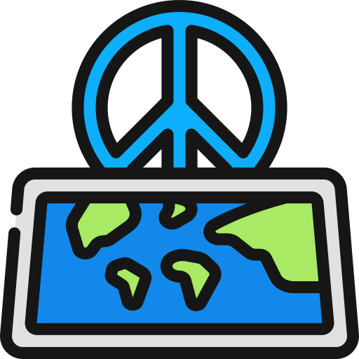 World peace Juicy Fish Soft-fill icon