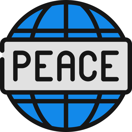 la paz mundial Juicy Fish Soft-fill icono