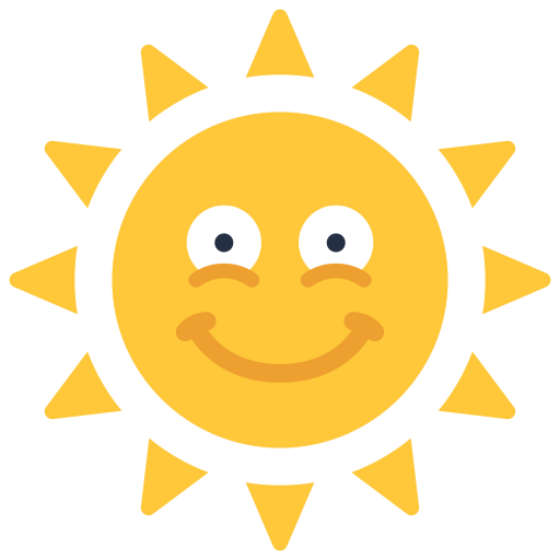 太陽 Juicy Fish Flat icon