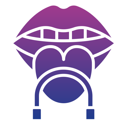 Tongue Generic gradient fill icon