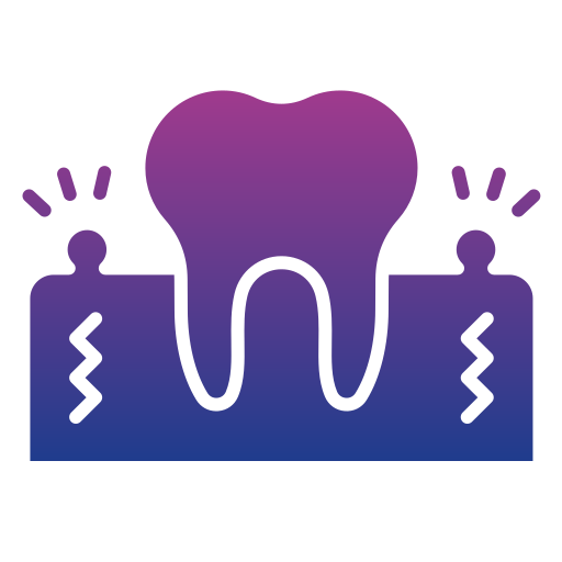 Gum Generic gradient fill icon
