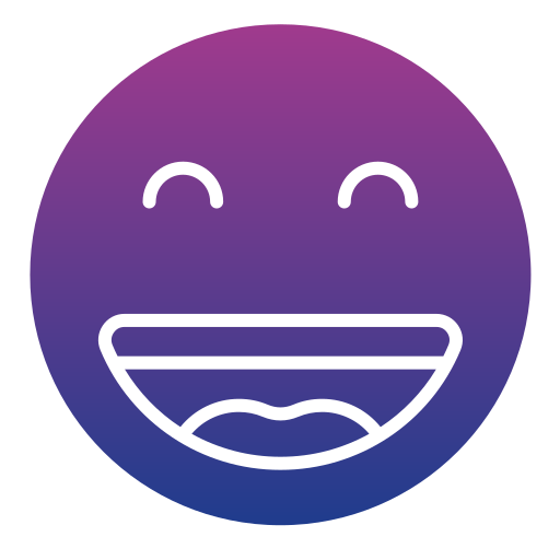 Smiling Generic gradient fill icon