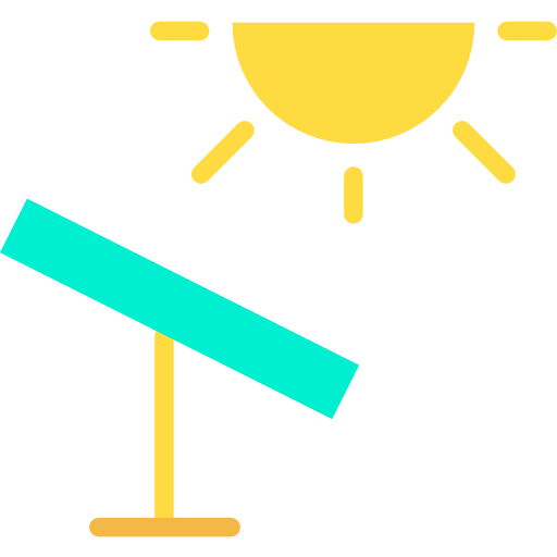 Solar energy Kiranshastry Flat icon