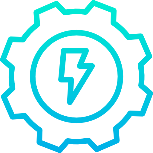 electricidad Kiranshastry Gradient icono