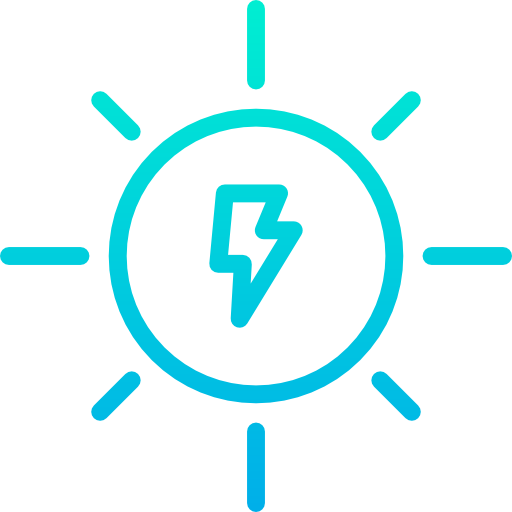太陽エネルギー Kiranshastry Gradient icon