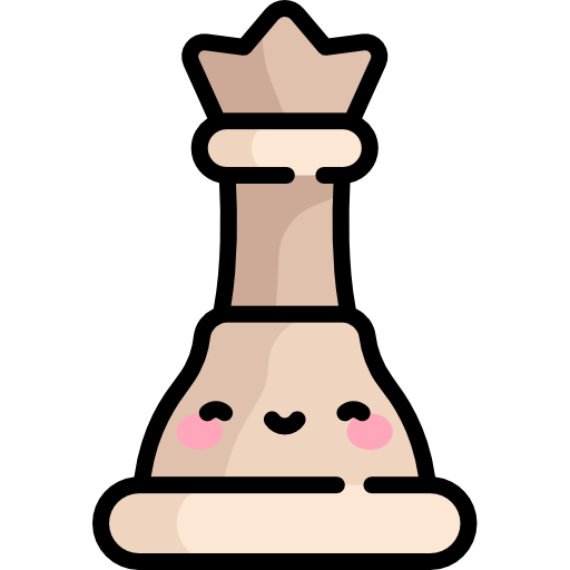 Chess piece Kawaii Lineal color icon