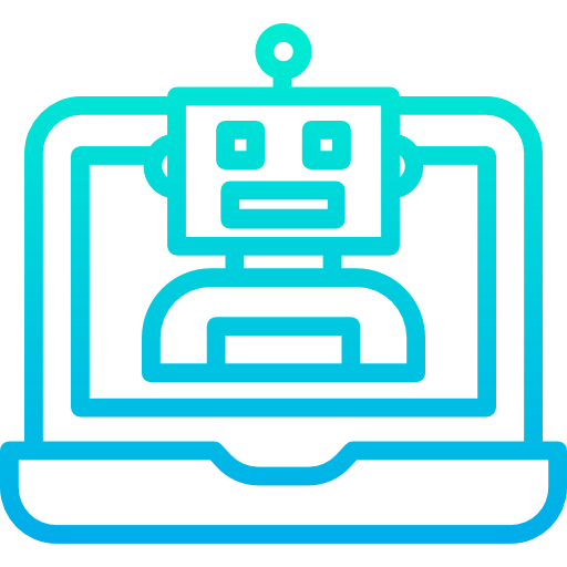 Robot Kiranshastry Gradient icon
