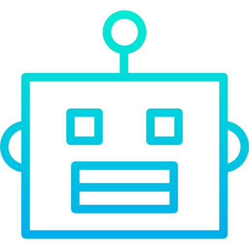 ロボット Kiranshastry Gradient icon