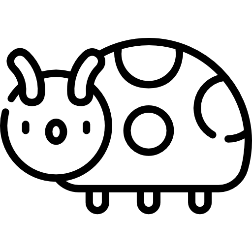 biedronka Kawaii Lineal ikona