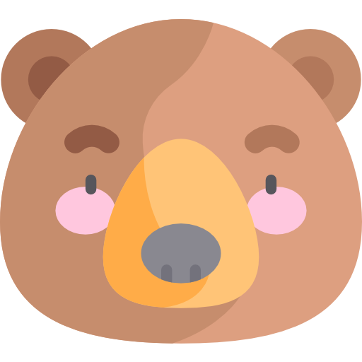 곰 Kawaii Flat icon