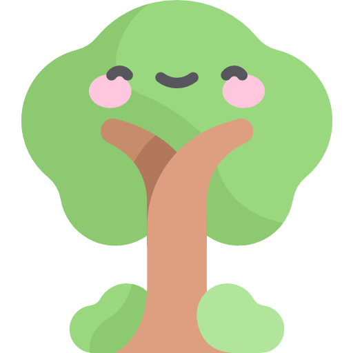 나무 Kawaii Flat icon