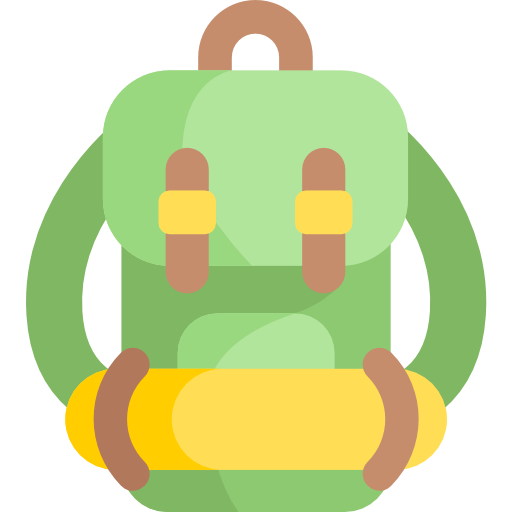 rucksack Kawaii Flat icon