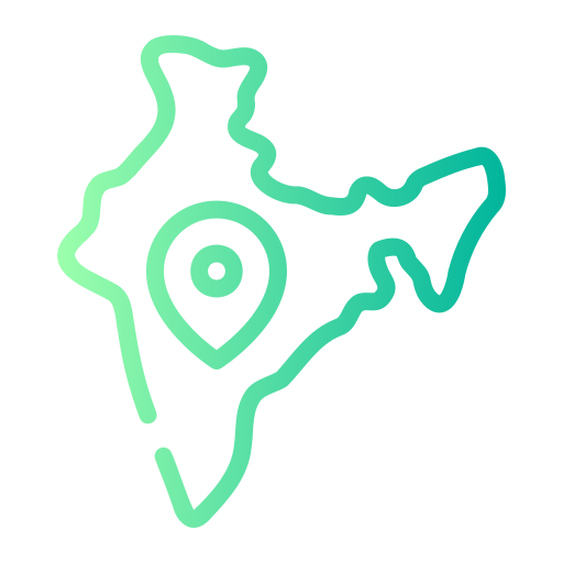 India Generic gradient outline icon