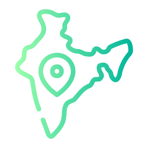 india Generic gradient outline icona