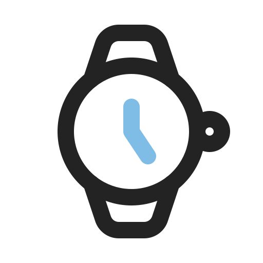 reloj inteligente Generic color outline icono