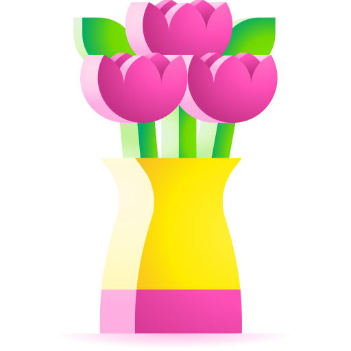 花束 3D Toy Gradient icon
