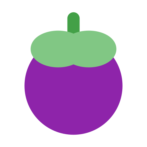 mangosteen Generic color fill icoon