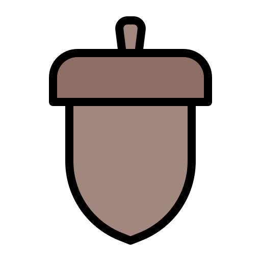 ドングリ Generic color lineal-color icon