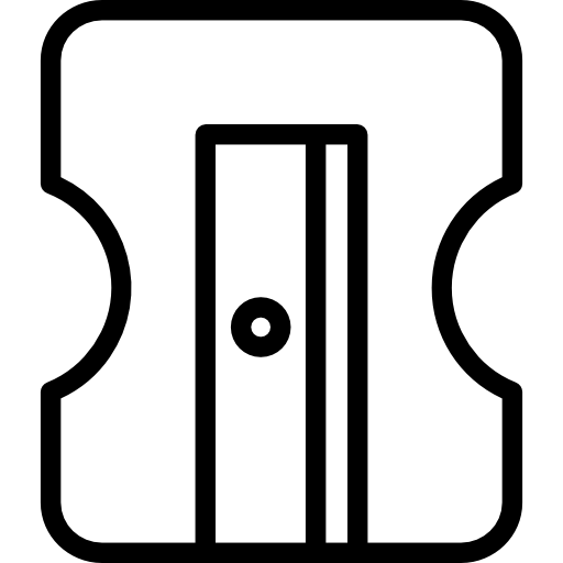 sacapuntas Kiranshastry Lineal icono