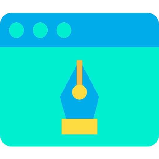 diseño web Kiranshastry Flat icono