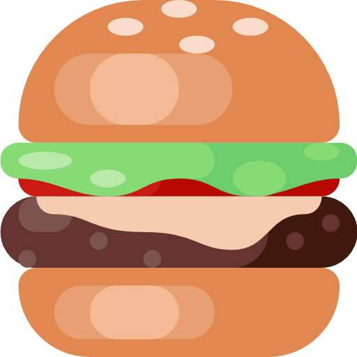 hamburger Adib Sulthon Flat ikona