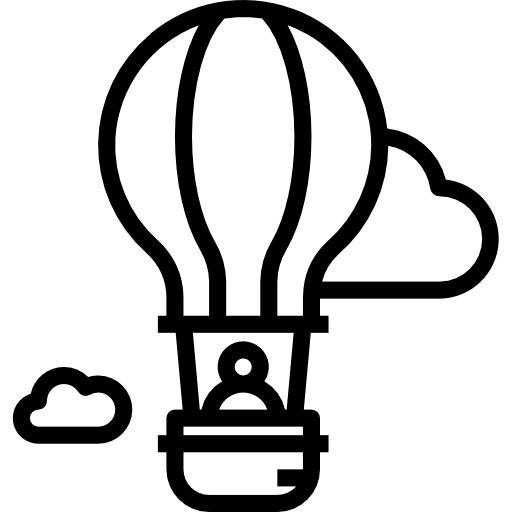 熱気球 Payungkead Lineal icon