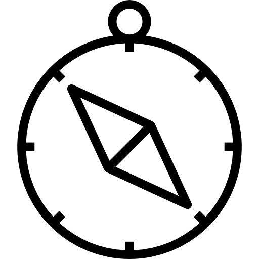 方位磁針 Payungkead Lineal icon