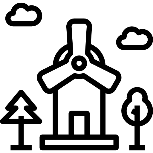 wiatrak Payungkead Lineal ikona