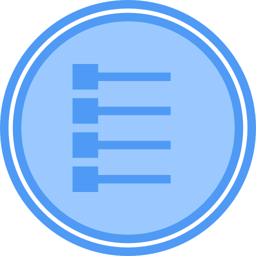 Adjustment Payungkead Blue icon