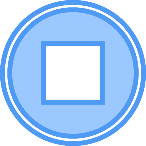 중지 Payungkead Blue icon