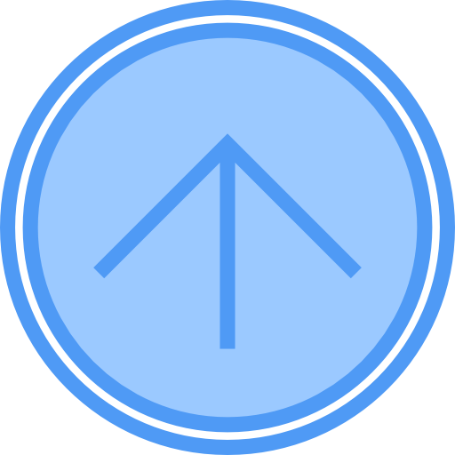 上矢印 Payungkead Blue icon