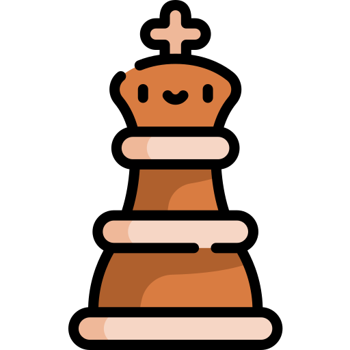 チェスの駒 Kawaii Lineal color icon