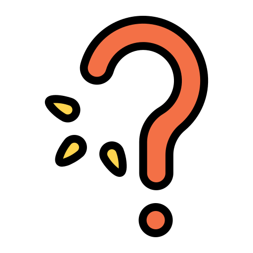 Question Generic color lineal-color icon