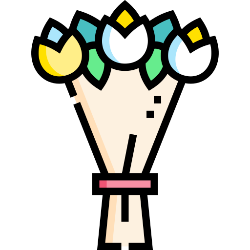 ramo de flores Detailed Straight Lineal color icono