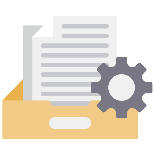 Document storage Generic color fill icon