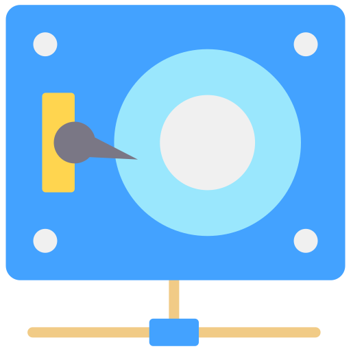 ネットワークドライブ Generic color fill icon