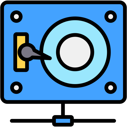 Network drive Generic color lineal-color icon