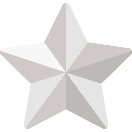 estrella Basic Rounded Flat icono