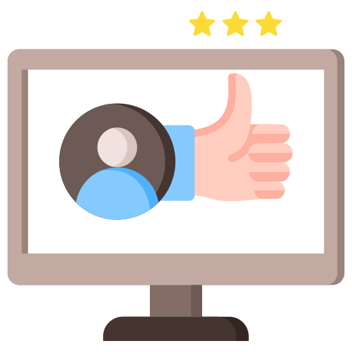 Online review Generic color fill icon