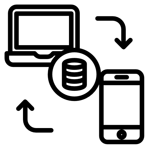 datentransfer Kiranshastry Lineal icon