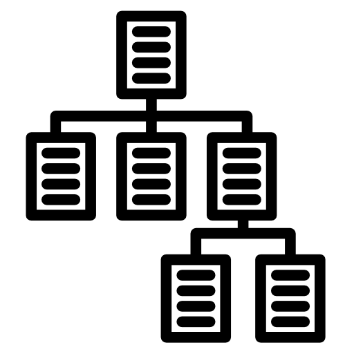 Иерархическая структура Kiranshastry Lineal иконка