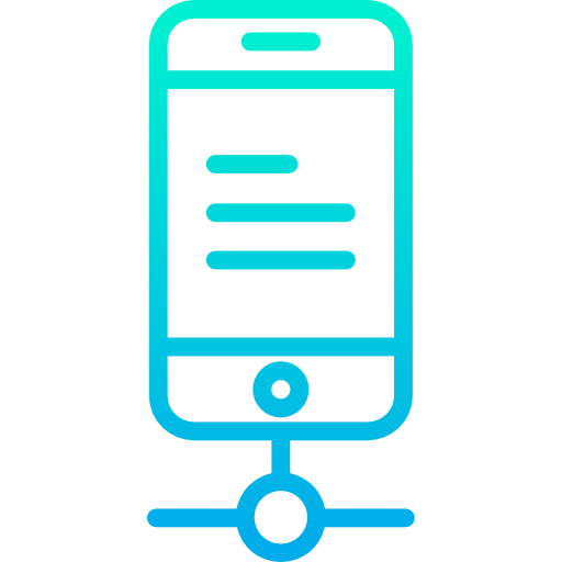 smartphone Kiranshastry Gradient icon