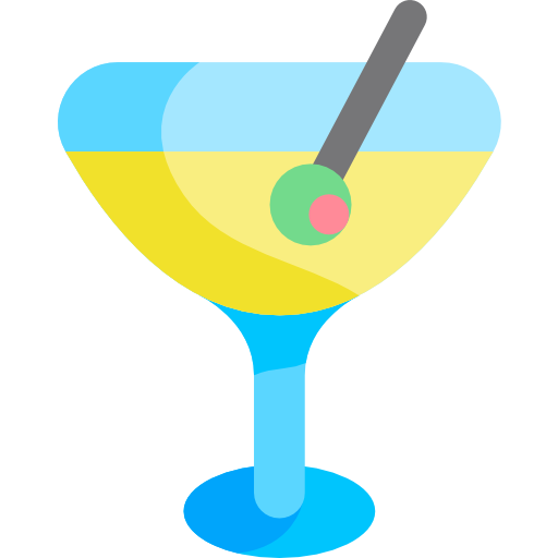 cocktail Kawaii Flat icon