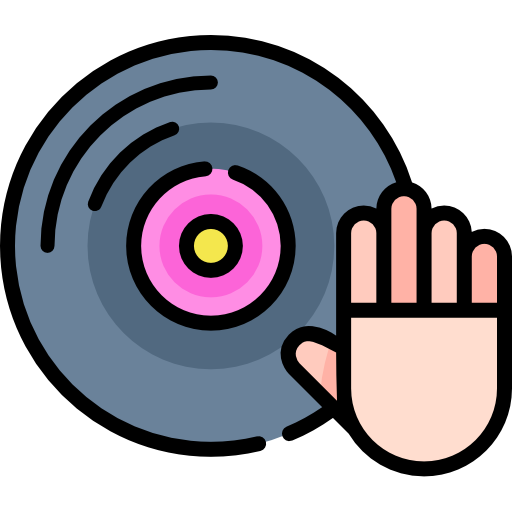 vinylscheibe Kawaii Lineal color icon