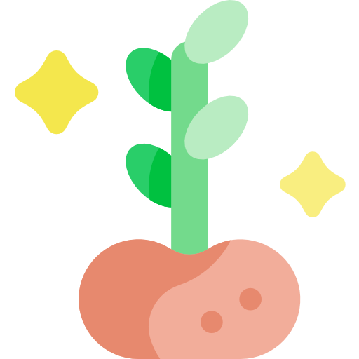 pianta Kawaii Flat icona