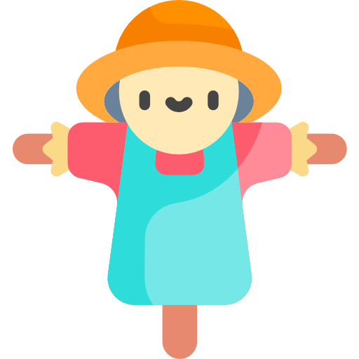 Scarecrow Kawaii Flat icon