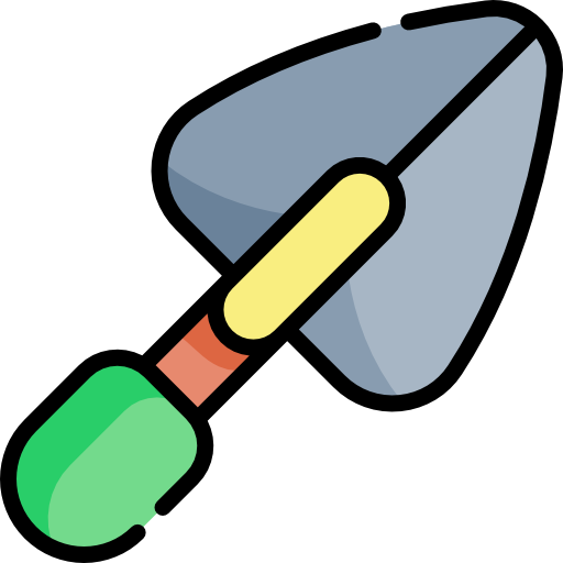 Shovel Kawaii Lineal color icon