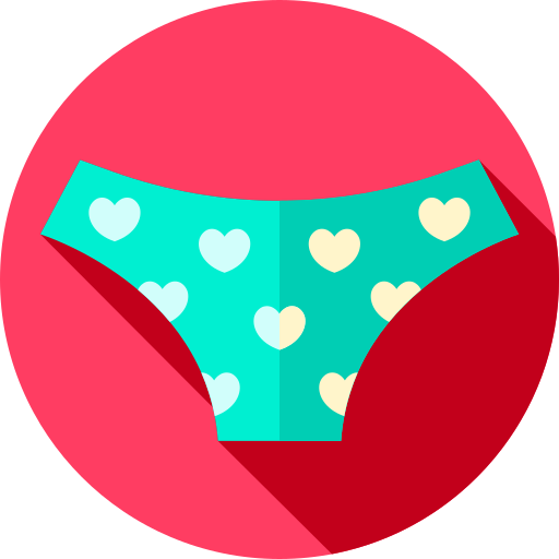 Underwear Flat Circular Flat icon