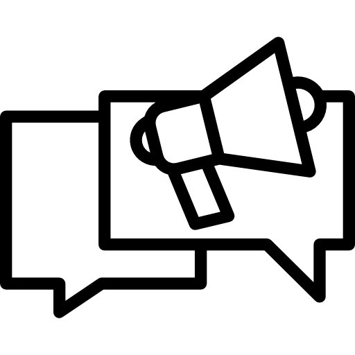メガホン Kiranshastry Lineal icon